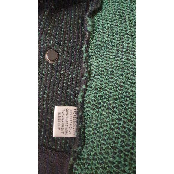 St John Santana Knit Blazer Green Gold Button Preppy Luxury Career Jacket - Picture 11 of 11